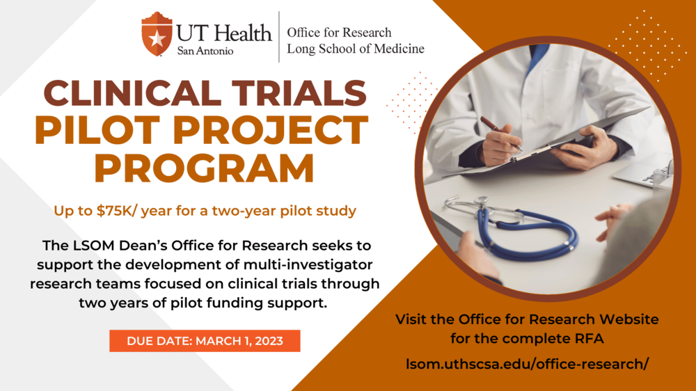 Clinical Trials Pilot Project Program Flyer