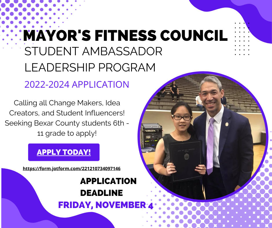 Mayor and student graphic 