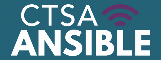 White text on teal background reading "CTSA Ansible"